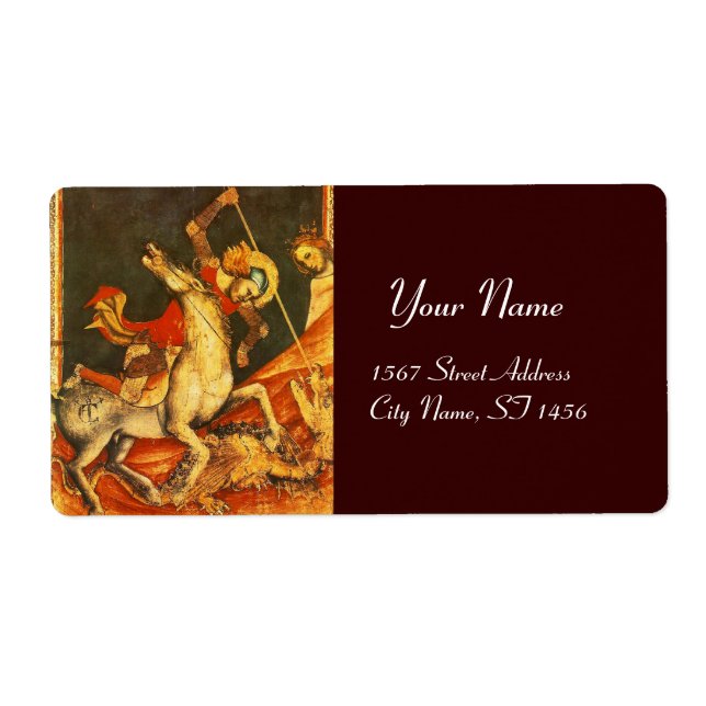 Die Schlacht von Saint George mit dem Drachen (Vorne)