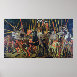 Die Schlacht von San Romano 1432, c.1456 Poster