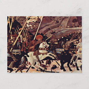 Die Schlacht von San Romano von Paolo Uccello Postkarte