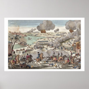 Die Schlacht von Wagram, 6. Juli 1809 (Gravieren) Poster