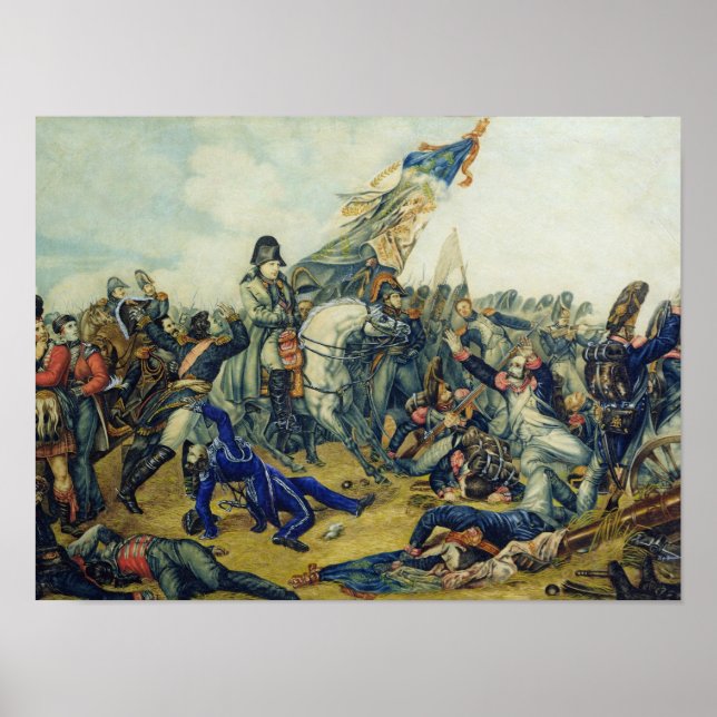 Die Schlacht von Waterloo 1815, 1831 Poster (Vorne)