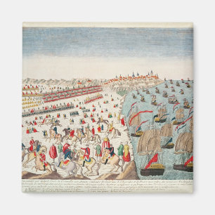 Die Schlacht von Yorktown, 19. Oktober 1781 Magnet