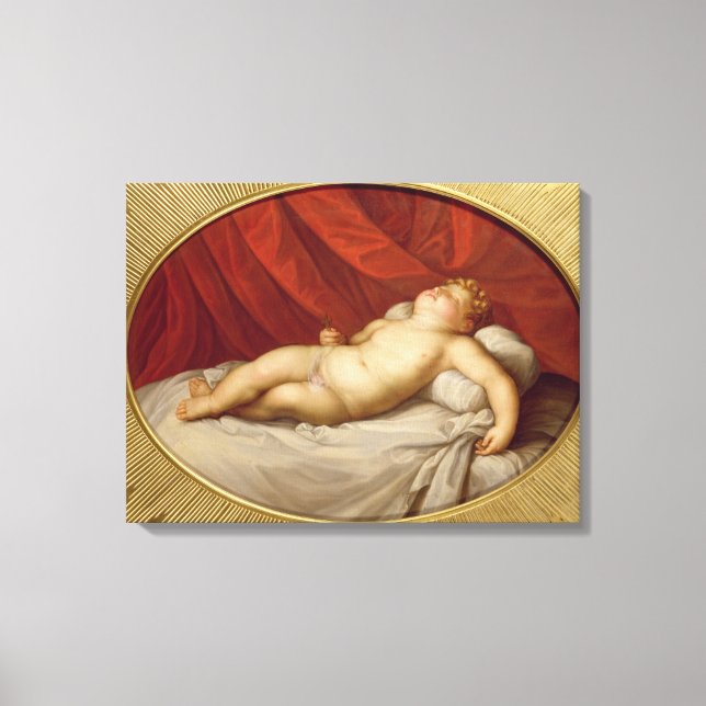 Die Schlafcouch Leinwanddruck (Vorderseite)
