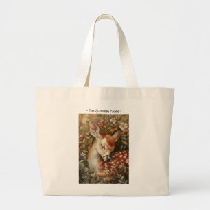 Die schlafende Fauna-Tasche Jumbo Stoffbeutel