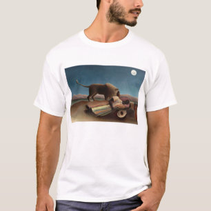 Die schlafende Sinti und Roma, Henri Rousseau T-Shirt