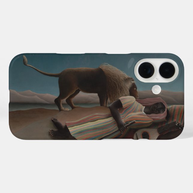 Die schlafende Sinti und Roma von Henri Rousseau,  Case-Mate iPhone Hülle (Rückseite (Horizontal))