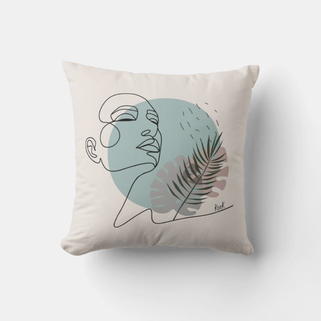 Die schlafende Träumerin Kissen (Vorderseite)