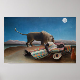 Die schlafende Zigeunerin   Henri Rousseau   Poster