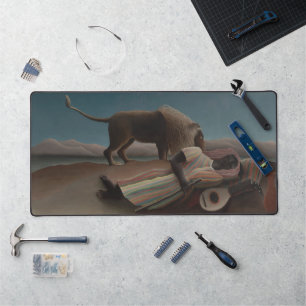 Die schlafende Zigeunerin von Henri Rousseau, Vint Schreibtischunterlage