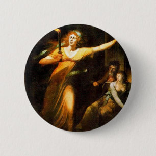 Die schlafwandelnde Lady Macbeth Von Füssli Johann Button