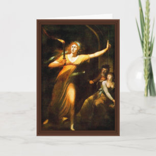 Die schlafwandelnde Lady Macbeth von Füssli Johann Karte