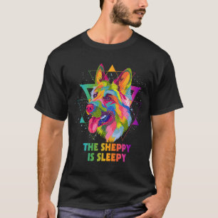 Die Schlampe ist der schlampige deutsche Schäferhu T-Shirt