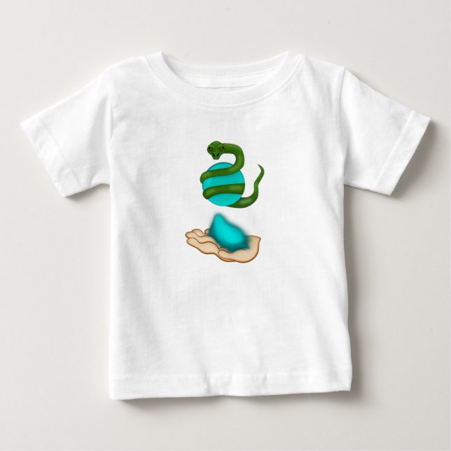 Die Schlange Baby T-shirt (Vorderseite)