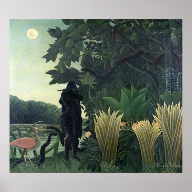 Die Schlange Charmer, 1907 Poster (Vorne)