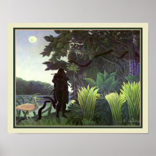 Die Schlange Charmer von Henri Rousseau Poster