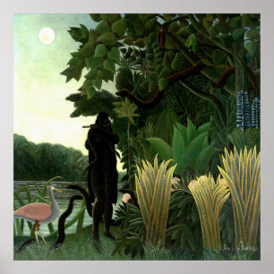 Die Schlange Charmer von Henri Rousseau Poster