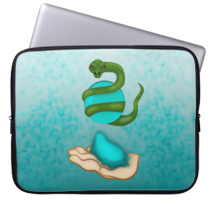 Die Schlange Laptopschutzhülle