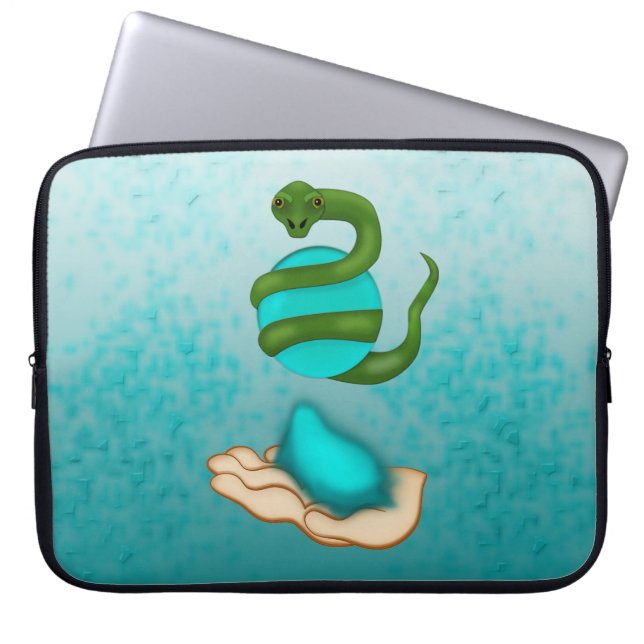 Die Schlange Laptopschutzhülle (Vorderseite)