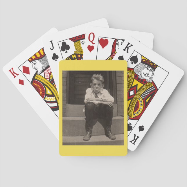 die schlechte Haltung Spielkarten (Rückseite)