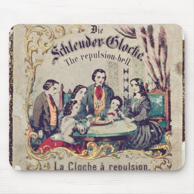 Die Schleuder Glocke - die Abstossungsglocke Mousepad (Vorne)