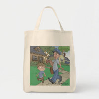 Die Schluckauf-Buchlebensmittelgeschäft-Tasche -