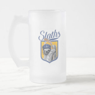 Die Schlummerschwellen (Hockeyteam) Mattglas Bierglas