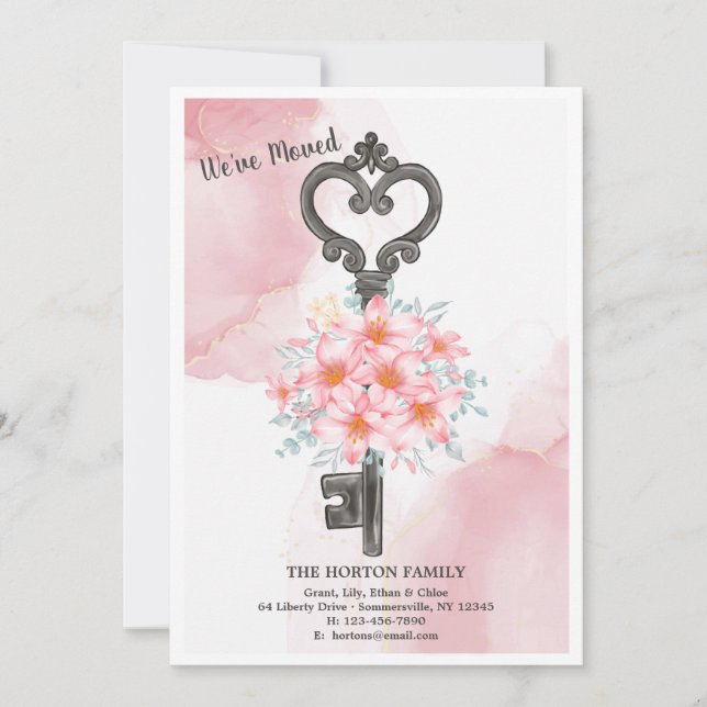 Die Schlüsselankündigung Ankündigung (Vorderseite)