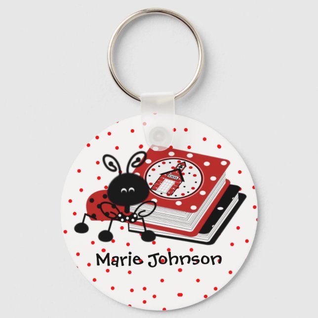 Die Schlüsselkette des benutzerdefinierten Lehrers Schlüsselanhänger (Vorderseite)