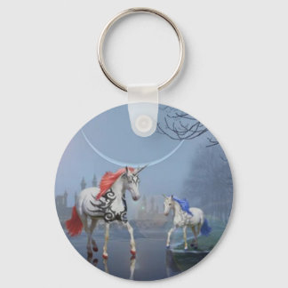 Die Schlüsselkette Unicorns Schlüsselanhänger