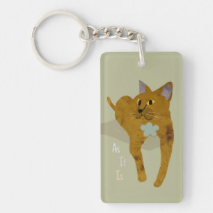 Die Schlüsselkette von Cat Lover mit Worten der We Schlüsselanhänger