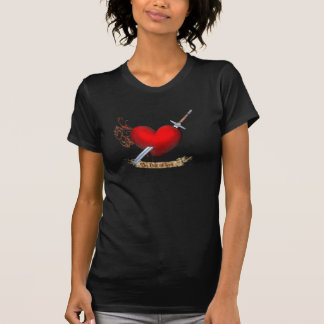 Die Schmerz des Liebe-Mädchen-Shirts T-Shirt