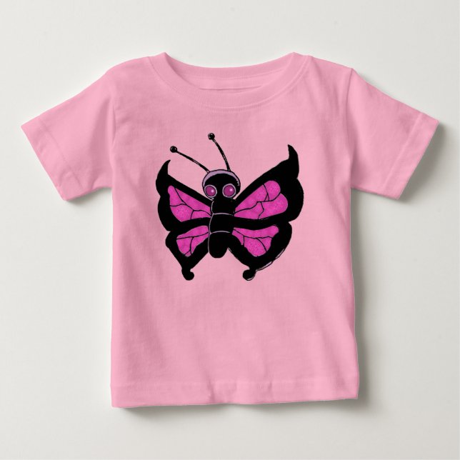 Die Schmetterlinge Baby T-shirt (Vorderseite)