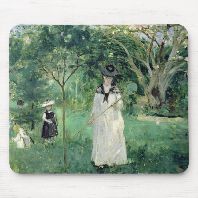 Die Schmetterlings-Jagd, 1874 Mousepad (Vorne)