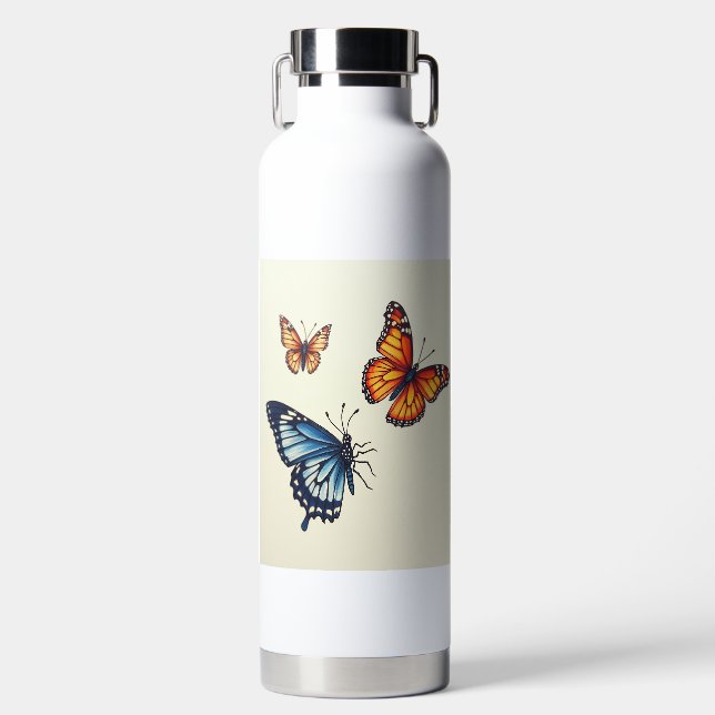 Die Schmetterlingsflaschen Trinkflasche (Vorderseite)