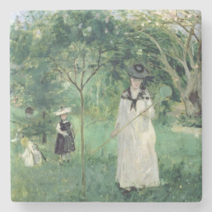 Die Schmetterlingsjagd, 1874 Steinuntersetzer