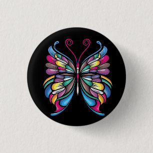 die Schmetterlingskonstruktion Button