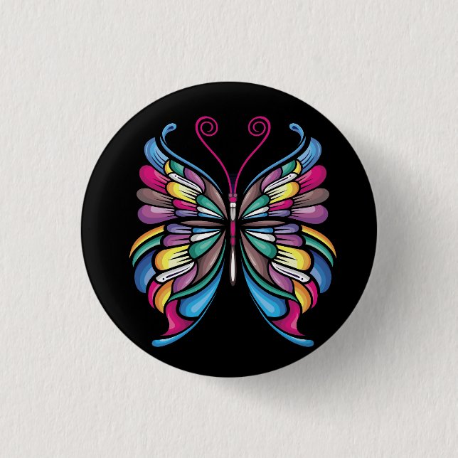 die Schmetterlingskonstruktion Button (Vorderseite)