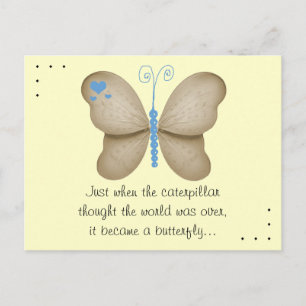 Die Schmetterlingspostkarte Postkarte