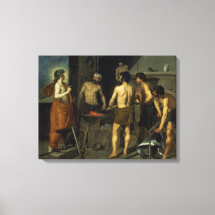 Die Schmiede von Vulcan, 1630 Leinwanddruck