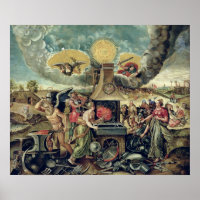 Die Schmieden vulkanischer Waffen mit der Zeit