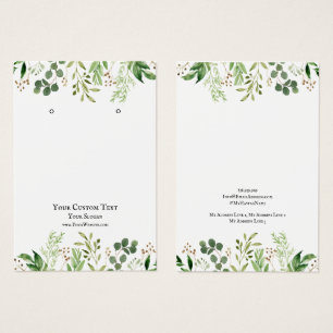 Die Schmuckkarte "Earring Jewelry Display Card", g