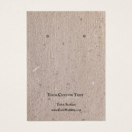 Die Schmuckkarte verdienen, Brown Paper Gerecycelt