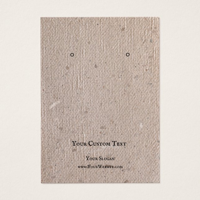 Die Schmuckkarte verdienen, Brown Paper Gerecycelt (Vorderseite)