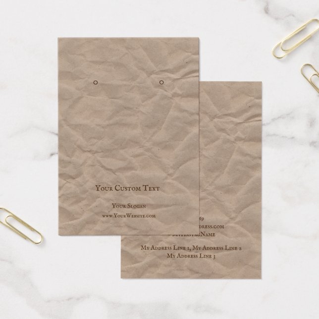 Die Schmuckkarte verdienen, Design Art Gerecycelt (Büro)