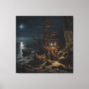 Die Schmuggler von 1745 Leinwanddruck