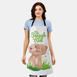 Die Schnecke ist ein echter Niedlicher Bärenhaufen Schürze