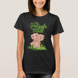 Die Schnecke ist ein echter Niedlicher Bärenhaufen T-Shirt