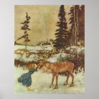 Die Schneekönigin Edmund Dulac Kunstkunst