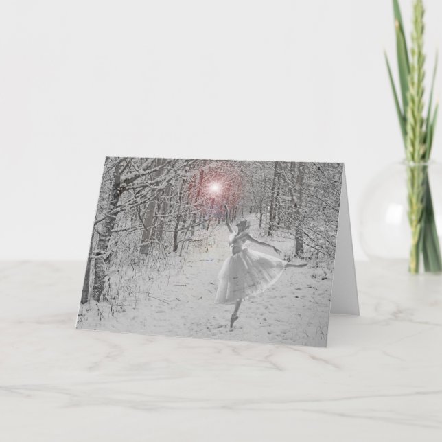 Die Schneekönigin Karte (Vorderseite)