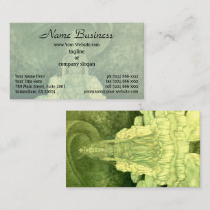 Die Schneekönigin von Edmund Dulac Illustrationen Visitenkarte